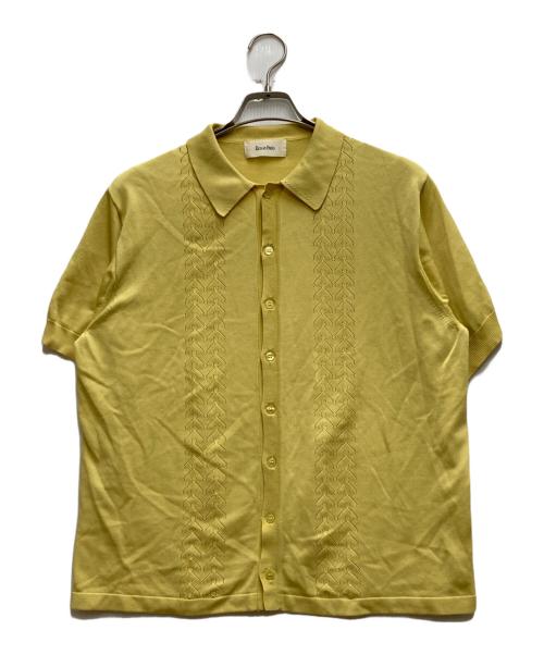 Ernie Palo（アーニーパロ）Ernie Palo (アーニーパロ) S/S Knit ポロシャツ イエロー サイズ:46の古着・服飾アイテム