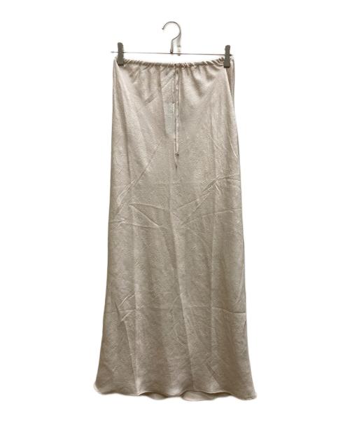 BAUM UND PFERDGARTEN（バウムウンドヘルガーデン）BAUM UND PFERDGARTEN (バウムウンドヘルガーデン) サテンスカート ベージュ サイズ:34の古着・服飾アイテム