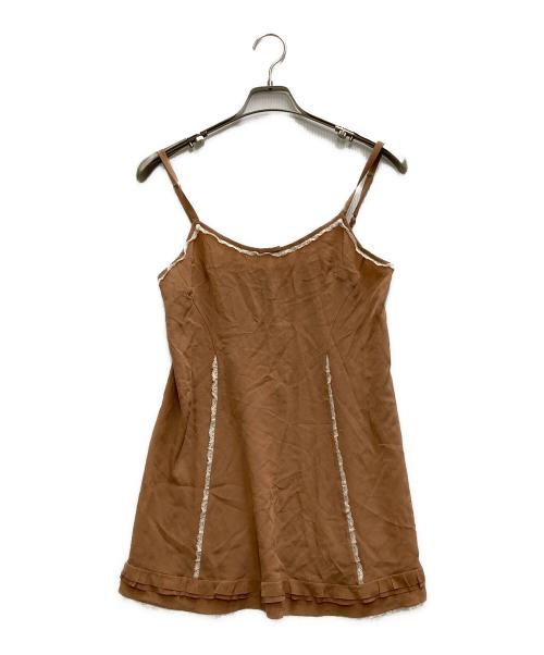 MIU MIU（ミュウミュウ）MIU MIU (ミュウミュウ) キャミソールブラウス ピンク サイズ:1の古着・服飾アイテム