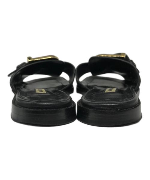 Manolo Blahnik（マノロブラニク）Manolo Blahnik (マノロブラニク) サンダル ブラック サイズ:35の古着・服飾アイテム