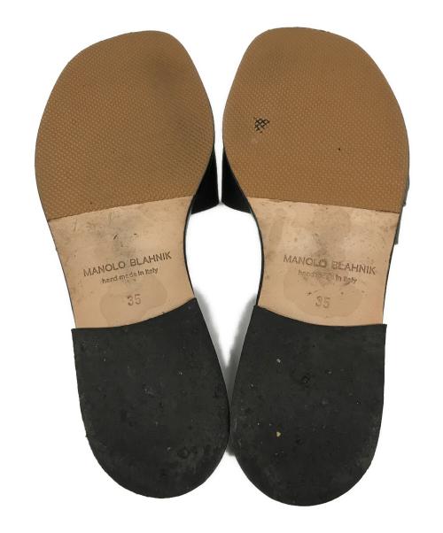 Manolo Blahnik（マノロブラニク）Manolo Blahnik (マノロブラニク) サンダル ブラック サイズ:35の古着・服飾アイテム