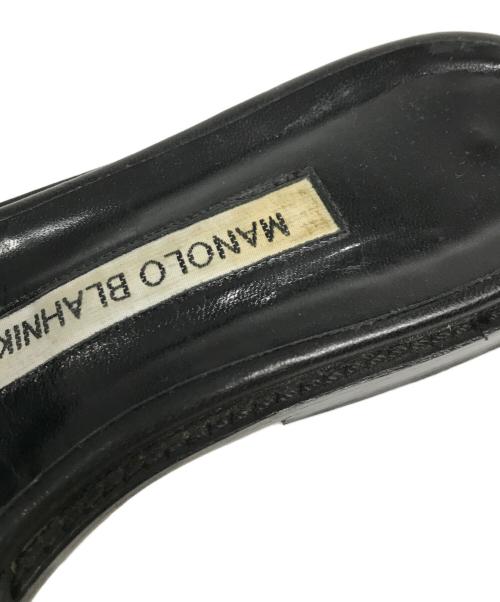 Manolo Blahnik（マノロブラニク）Manolo Blahnik (マノロブラニク) サンダル ブラック サイズ:35の古着・服飾アイテム