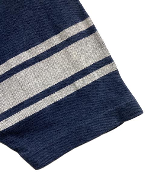 Champion（チャンピオン）Champion (チャンピオン) 80's フットボールTシャツ ネイビー サイズ:Lの古着・服飾アイテム