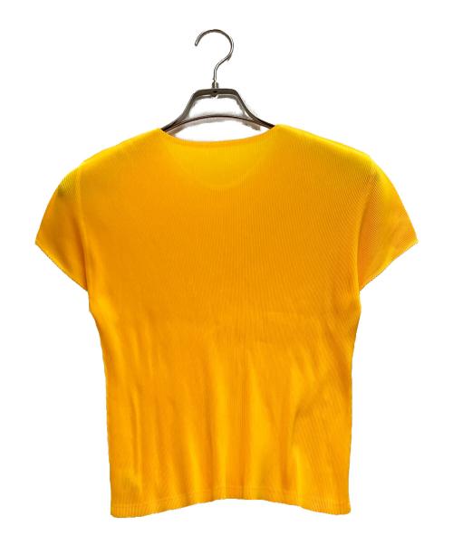 PLEATS PLEASE（プリーツプリーズ）PLEATS PLEASE (プリーツプリーズ) プリーツブラウス イエロー サイズ:3の古着・服飾アイテム