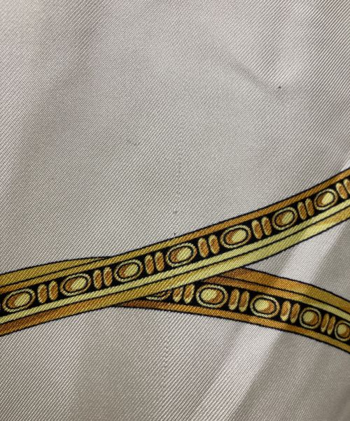 VERSACE（ヴェルサーチェ）VERSACE (ヴェルサーチ) 総柄シルクシャツ ホワイト サイズ:38の古着・服飾アイテム