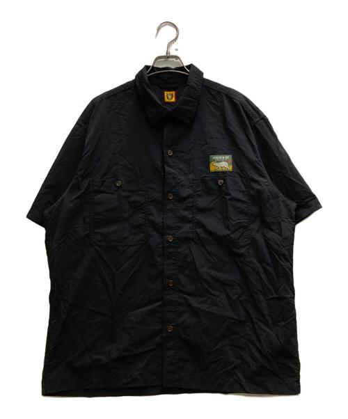 HUMAN MADE（ヒューマンメイド）HUMAN MADE (ヒューマンメイド) S/S Shirt ブラック サイズ:XXLの古着・服飾アイテム