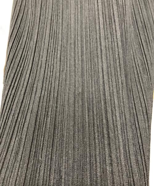 PLEATS PLEASE（プリーツプリーズ）PLEATS PLEASE (プリーツプリーズ) プリーツサイドジップハイネックワンピース ブラック サイズ:4の古着・服飾アイテム