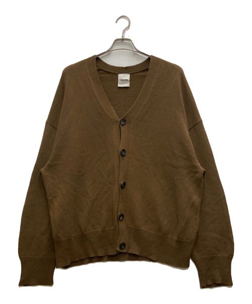 VAVIN（ヴァヴァン）VAVIN (ヴヴィン) コットンカーディガン ブラウン サイズ:40の古着・服飾アイテム