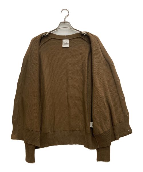 VAVIN（ヴァヴァン）VAVIN (ヴヴィン) コットンカーディガン ブラウン サイズ:40の古着・服飾アイテム