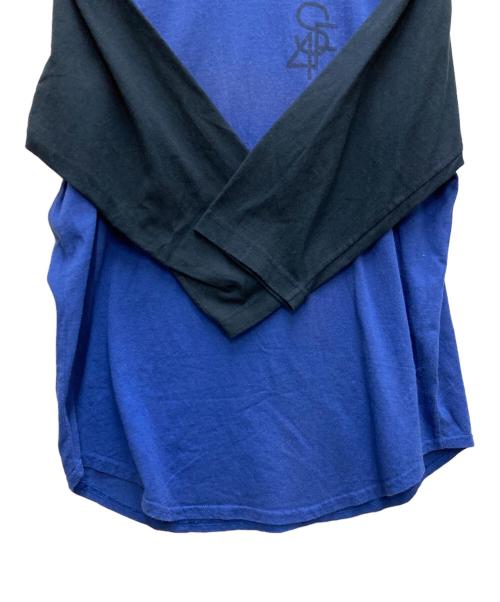 OLD STUSSY（オールドステューシー）OLD stussy (オールドステューシー) 90’s USA製ラグランTシャツ ブルー サイズ:Sの古着・服飾アイテム