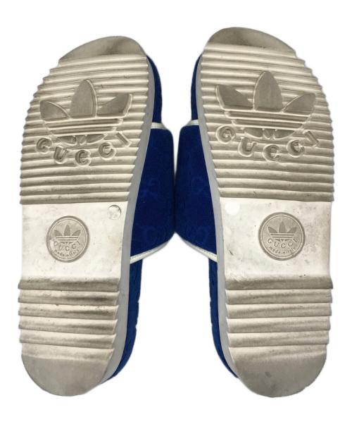 GUCCI（グッチ）GUCCI (グッチ) adidas (アディダス) プラットフォームサンダル ブルー サイズ:28㎝の古着・服飾アイテム
