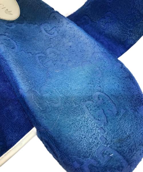 GUCCI（グッチ）GUCCI (グッチ) adidas (アディダス) プラットフォームサンダル ブルー サイズ:28㎝の古着・服飾アイテム