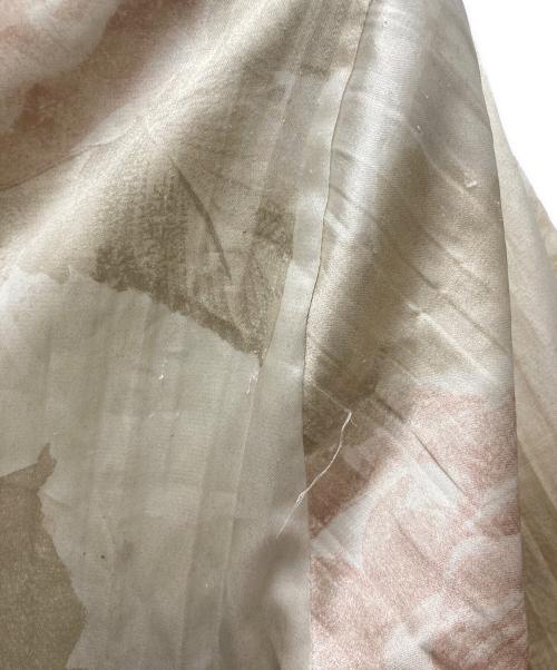 Acne studios（アクネ ストゥディオス）ACNE STUDIOS (アクネ ストゥディオス) フローラル プリント ロングスリーブ シャツ ベージュ サイズ:32の古着・服飾アイテム