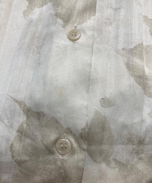 Acne studios（アクネ ストゥディオス）ACNE STUDIOS (アクネ ストゥディオス) フローラル プリント ロングスリーブ シャツ ベージュ サイズ:32の古着・服飾アイテム