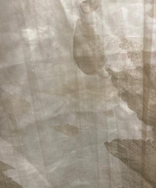 Acne studios（アクネ ストゥディオス）ACNE STUDIOS (アクネ ストゥディオス) フローラル プリント ロングスリーブ シャツ ベージュ サイズ:32の古着・服飾アイテム