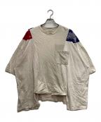 KAPITAL KOUNTRYキャピタルカントリー）の古着「バンダナポケットTシャツ」｜ベージュ