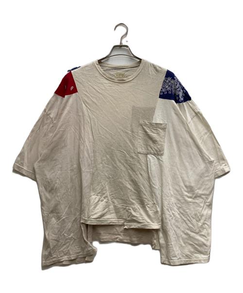 KAPITAL KOUNTRY（キャピタルカントリー）kapital kountry (キャピタルカントリー) バンダナポケットTシャツ ベージュ サイズ:1の古着・服飾アイテム