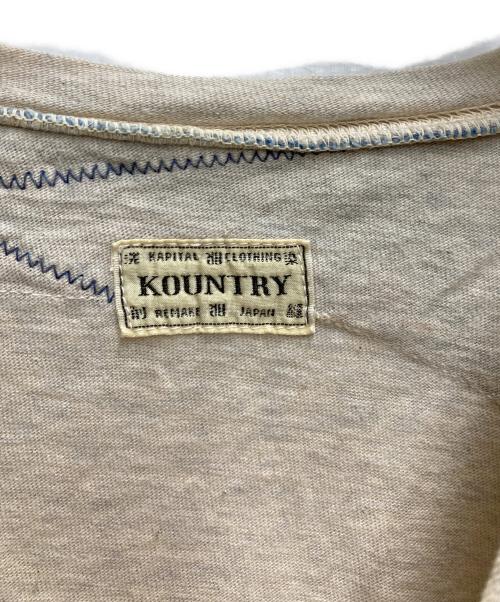 KAPITAL KOUNTRY（キャピタルカントリー）kapital kountry (キャピタルカントリー) バンダナポケットTシャツ ベージュ サイズ:1の古着・服飾アイテム