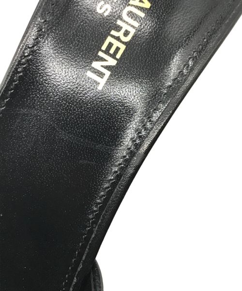 Saint Laurent Paris（サンローランパリ）Saint Laurent Paris (サンローランパリ) LE MAILLONミュール ブラック サイズ:37の古着・服飾アイテム