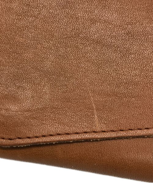 STATUSY（ステータシー）STATUSY (ステータシー) レザー長財布 ブラウンの古着・服飾アイテム
