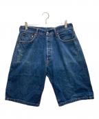 EVISUエヴィス）の古着「デニムハーフパンツ」｜インディゴ