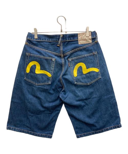 EVISU（エヴィス）EVISU (エヴィス) デニムハーフパンツ インディゴ サイズ:SIZE 86cm (W34)の古着・服飾アイテム