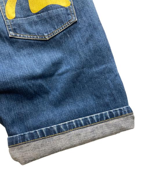 EVISU（エヴィス）EVISU (エヴィス) デニムハーフパンツ インディゴ サイズ:SIZE 86cm (W34)の古着・服飾アイテム