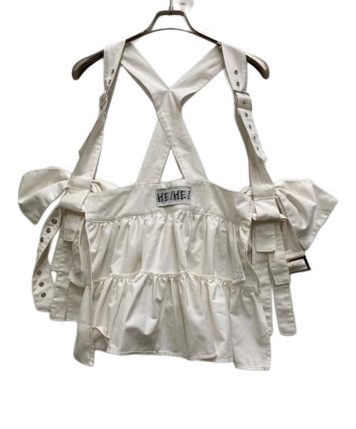 HEIHEI（ヘイヘイ）HEIHEI (ヘイヘイ) リボンハーネス ホワイト サイズ:FREEの古着・服飾アイテム