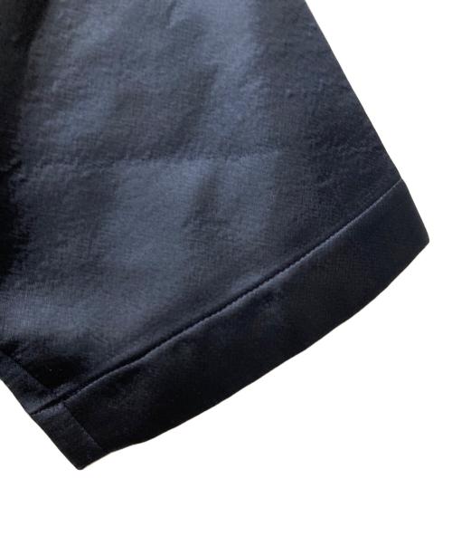 PETER DO（ピーター・ドゥ）PETER DO (ピーター・ドゥ) ベルト付きショートスリーブシャツ ネイビー×ブラック サイズ:34の古着・服飾アイテム