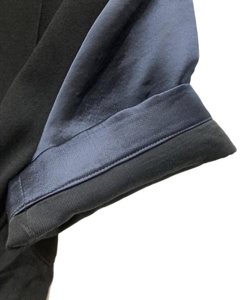 PETER DO（ピーター・ドゥ）PETER DO (ピーター・ドゥ) ベルト付きショートスリーブシャツ ネイビー×ブラック サイズ:34の古着・服飾アイテム