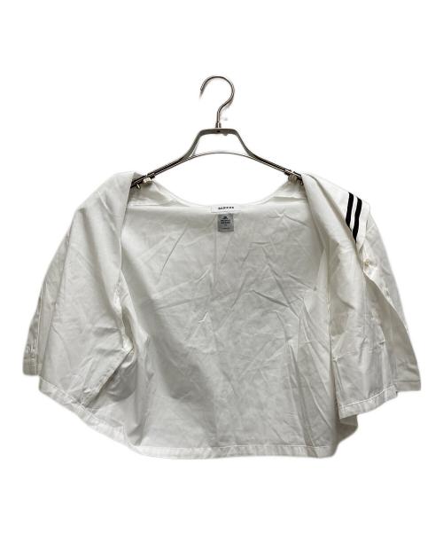 BASICKS（ベイシックス）BASICKS (ベイシックス) Thomas Mason Sailor Shirt ホワイトブラック サイズ:Ｓの古着・服飾アイテム