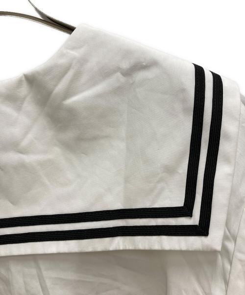 BASICKS（ベイシックス）BASICKS (ベイシックス) Thomas Mason Sailor Shirt ホワイトブラック サイズ:Ｓの古着・服飾アイテム