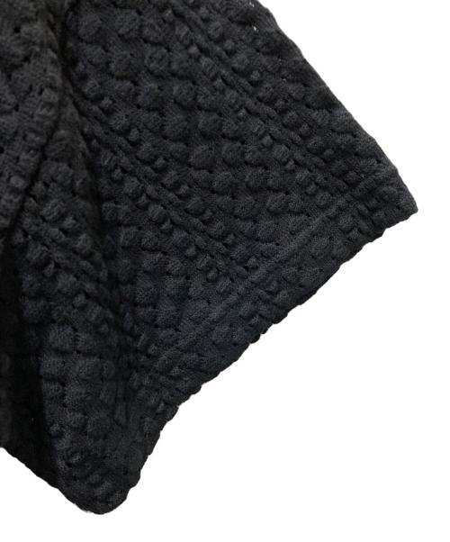 SASQUATCHfabrix.（サスクワッチファブリックス）SASQUATCHfabrix. (サスクワッチファブリックス) BALFOUS LACE POLO SHIRT ブラック サイズ:Ｌの古着・服飾アイテム