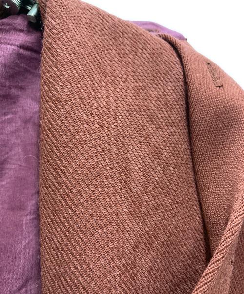 Omar Afridi（オマールアフリディ）Omar Afridi (オマールアフリディ) 半袖ロングシャツ ブラウン サイズ:Sの古着・服飾アイテム