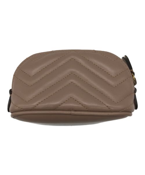 GUCCI（グッチ）GUCCI (グッチ) GGマーモントキルティングキーポーチ ピンクの古着・服飾アイテム