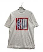 wastedyouth×BUDWEISERウエステッド ユース×バドワイザー）の古着「プリントTシャツ」｜ホワイト