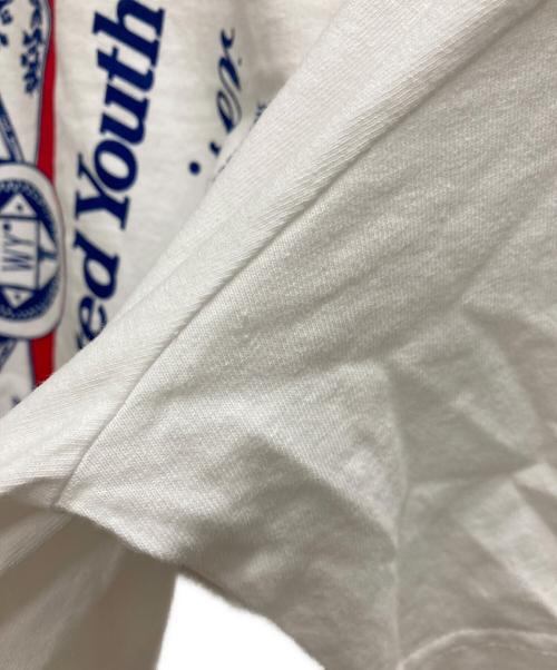 wastedyouth（ウエステッド ユース）WASTEDYOUTH (ウエステッド ユース) BUDWEISER (バドワイザー) プリントTシャツ ホワイト サイズ:Ⅿの古着・服飾アイテム