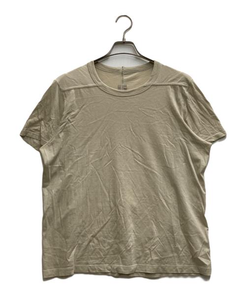 RICK OWENS（リックオウエンス）RICK OWENS (リックオウエンス) レベルTシャツ ベージュ サイズ:XLの古着・服飾アイテム