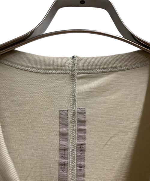 RICK OWENS（リックオウエンス）RICK OWENS (リックオウエンス) レベルTシャツ ベージュ サイズ:XLの古着・服飾アイテム