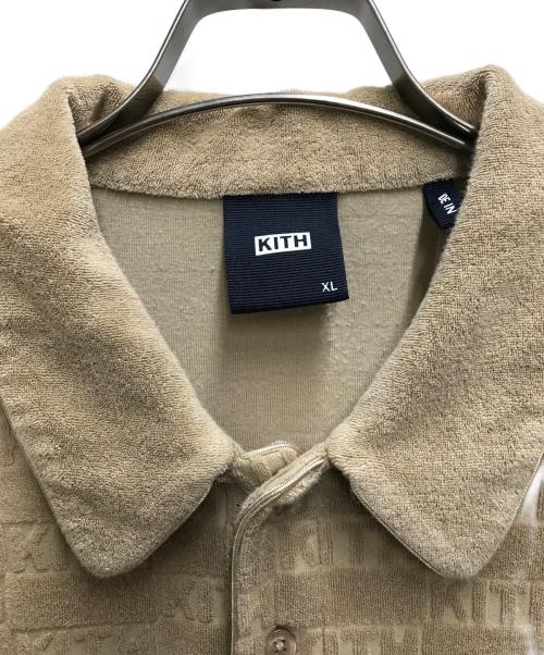 KITH（キス）KITH (キス) Graham Polo ベージュ サイズ:XLの古着・服飾アイテム