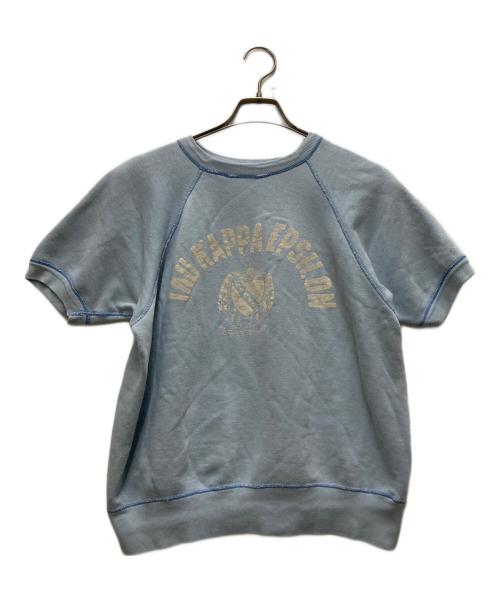 Champion（チャンピオン）Champion (チャンピオン) 60’s 半袖カレッジスウェット ブルー サイズ:XLの古着・服飾アイテム