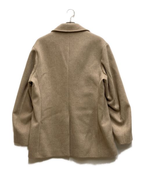 UNITED ARROWS（ユナイテッドアローズ）UNITED ARROWS (ユナイテッドアローズ) Wool Peacoat ベージュ サイズ:Ⅼの古着・服飾アイテム