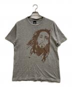 OLD STUSSYオールドステューシー）の古着「90'S ボブマーリー ドットプリントTシャツ」｜グレー