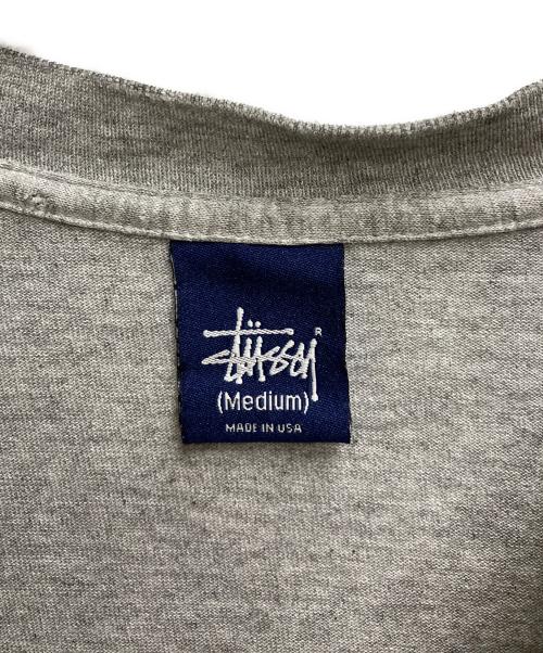 OLD STUSSY（オールドステューシー）OLD stussy (オールドステューシー) 90'S ボブマーリー ドットプリントTシャツ グレー サイズ:Ⅿの古着・服飾アイテム