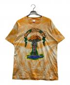 ALLMAN BROTHERS BANDフルーツオブザルーム）の古着「90'S タイダイバンドTシャツ」｜オレンジ