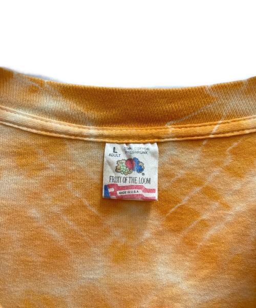 ALLMAN BROTHERS BAND（フルーツオブザルーム）ALLMAN BROTHERS BAND (フルーツオブザルーム) 90'S タイダイバンドTシャツ オレンジ サイズ:Ⅼの古着・服飾アイテム