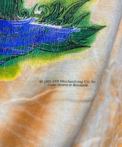 ALLMAN BROTHERS BAND（フルーツオブザルーム）ALLMAN BROTHERS BAND (フルーツオブザルーム) 90'S タイダイバンドTシャツ オレンジ サイズ:Ⅼの古着・服飾アイテム