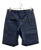 COMME des GARCONS HOMME PLUSコムデギャルソンオムプリュス）の古着「ハーフパンツ」｜ネイビー