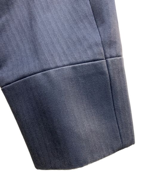 COMME des GARCONS HOMME PLUS（コムデギャルソンオムプリュス）COMME des GARCONS HOMME PLUS (コムデギャルソンオムプリュス) 金ボタンメッセージジャケット ネイビー サイズ:Sの古着・服飾アイテム