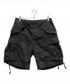 RRLダブルアールエル）の古着「Regiment Poplin Cargo Short」｜ブラック